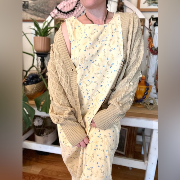 NWOT Knubby Knit Cozy Grandpa Cardigan - Picture 3 of 5